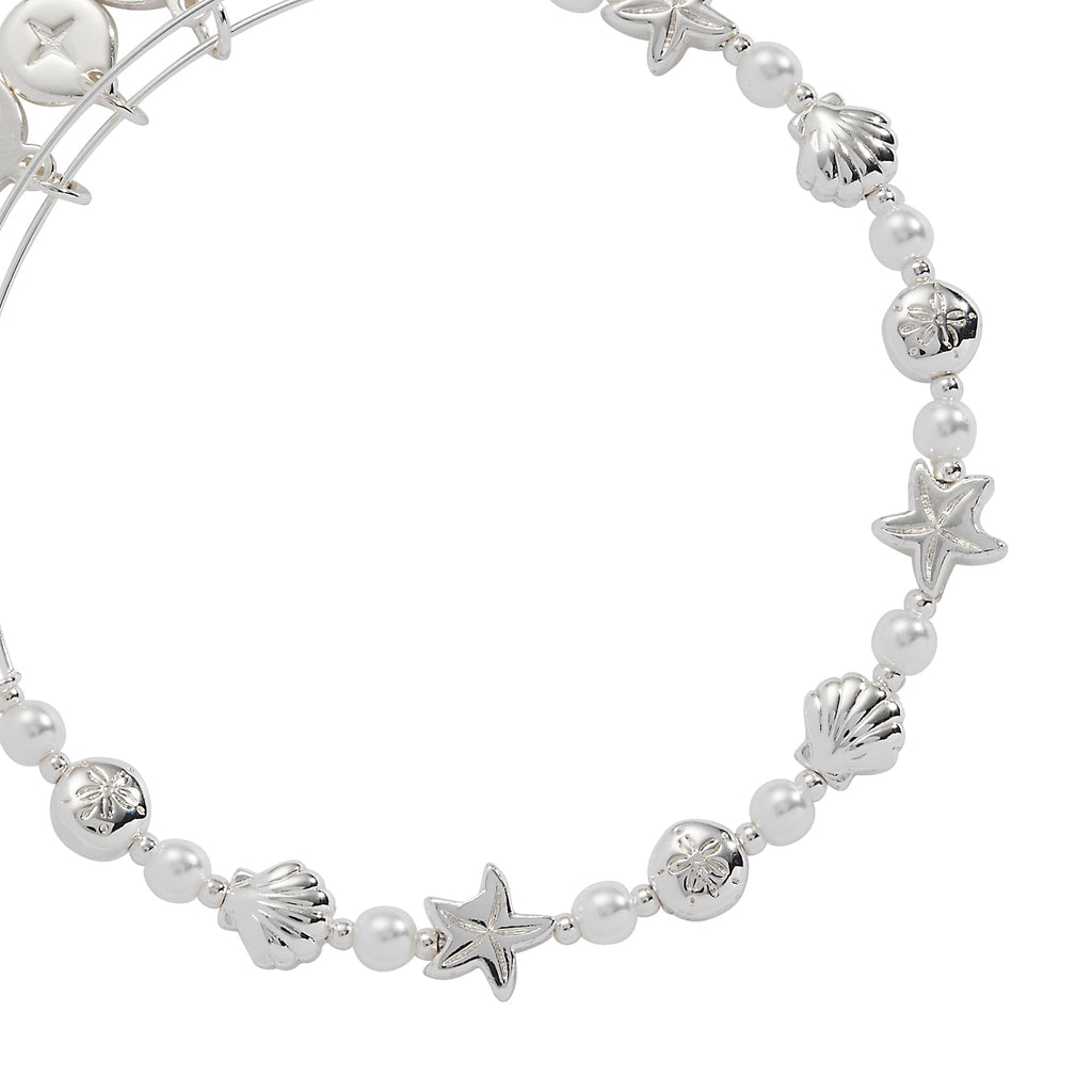 Alex and Ani Seaside Pearl Beaded Bangle