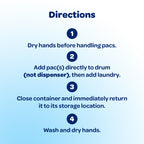 all free clear MIGHTY PACS Advanced OXI, Laundry Detergent Pacs, 56 Count (Pack of 2), Stainfighting, Unscented, and Hypoallergenic for Sensitive Skin, Dermatologist Tested, HE Safe