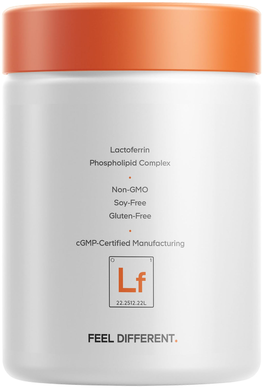 Codeage Liposomal Lactoferrin 300mg, Bovine, Vitamin C, 60 Capsules