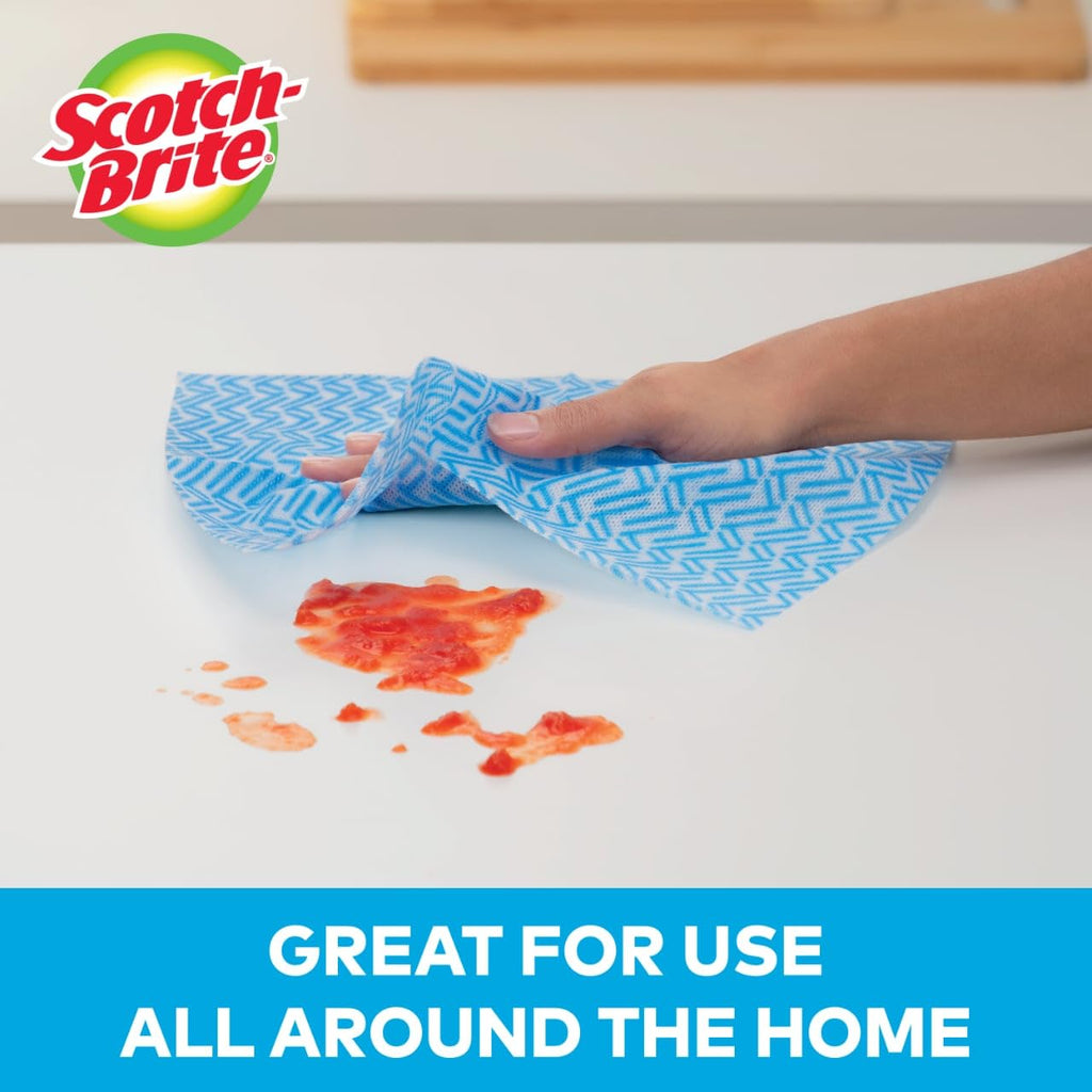 She B Rite Scotch-Brite Multi-Purpose Wipes, 6 Rolls, 40 Sheets Per Roll, 240 ...