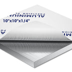 1/4Inch Thick Aluminum Sheet Plate, 10" x 10" Heavy Duty Aluminum Plates