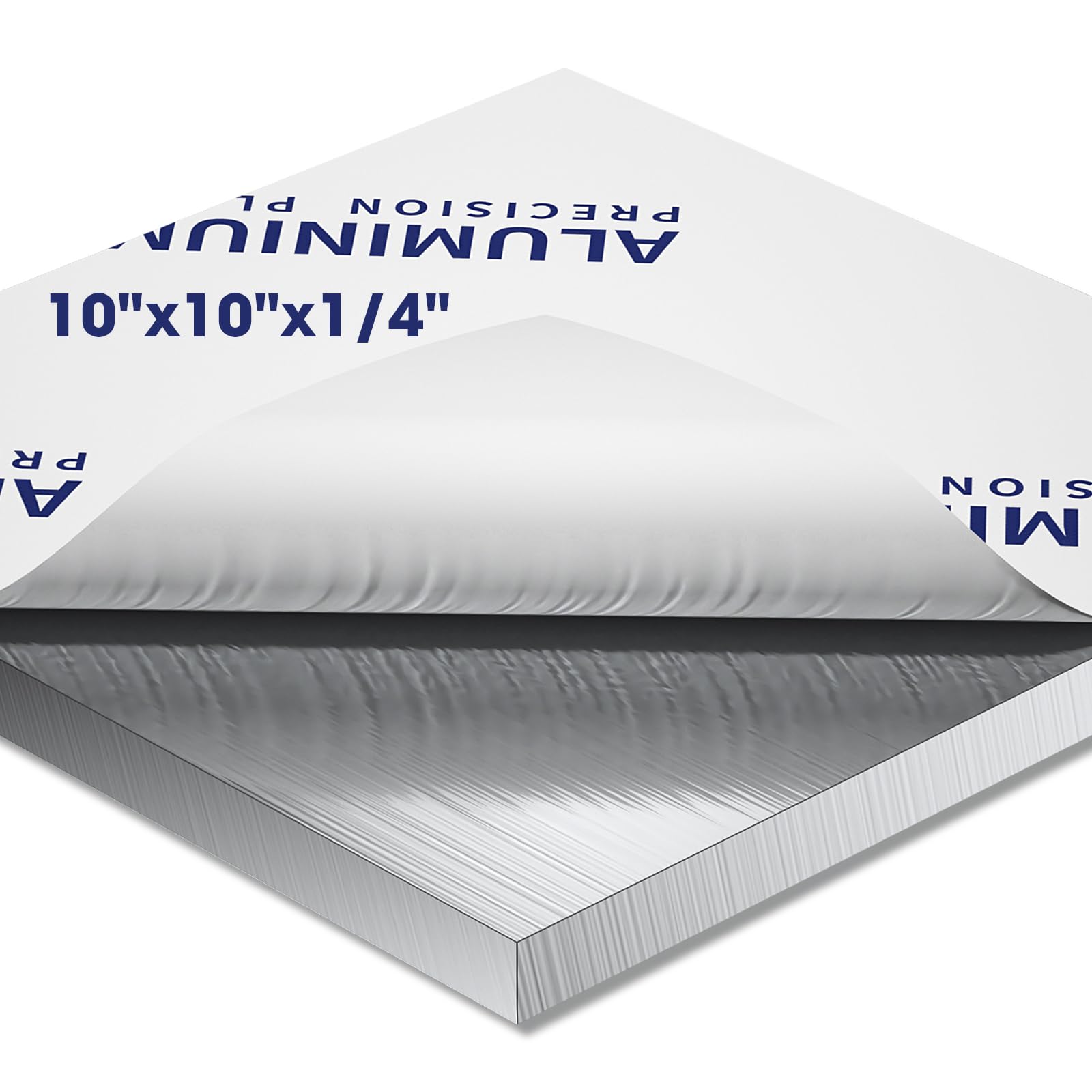 1/4Inch Thick Aluminum Sheet Plate, 10" x 10" Heavy Duty Aluminum Plates
