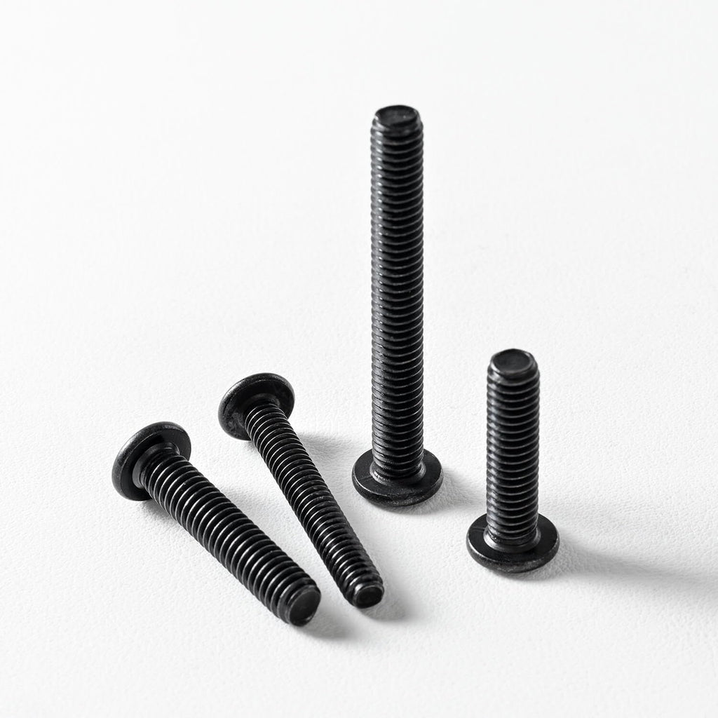 3/16-24 x 5/8" (50 Pack) Flat Head Hex Socket Cap Screws Bolts, Black Oxide 304 Stainless Steel 18-8, Hex Drive, Bright Finish, Fully Machine Thread