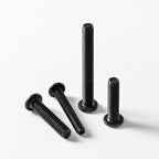 3/16-24 x 5/8" (50 Pack) Flat Head Hex Socket Cap Screws Bolts, Black Oxide 304 Stainless Steel 18-8, Hex Drive, Bright Finish, Fully Machine Thread