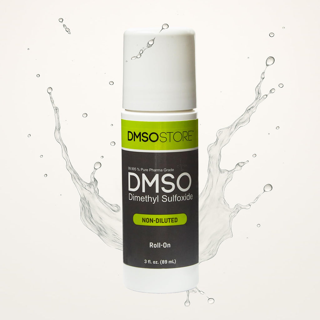DMSO 3 oz. Roll on 4 Bottle Special Non-diluted 99.995% Low odor Pharma grade Liquid in a BPA Free Container