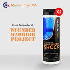 AquaDoc Non Chlorine Hot Tub Shock - 32oz (2 Pack) - Enhanced Spa Shock to Assist Bromine and Chlorine - Spa Oxidizer Made in USA