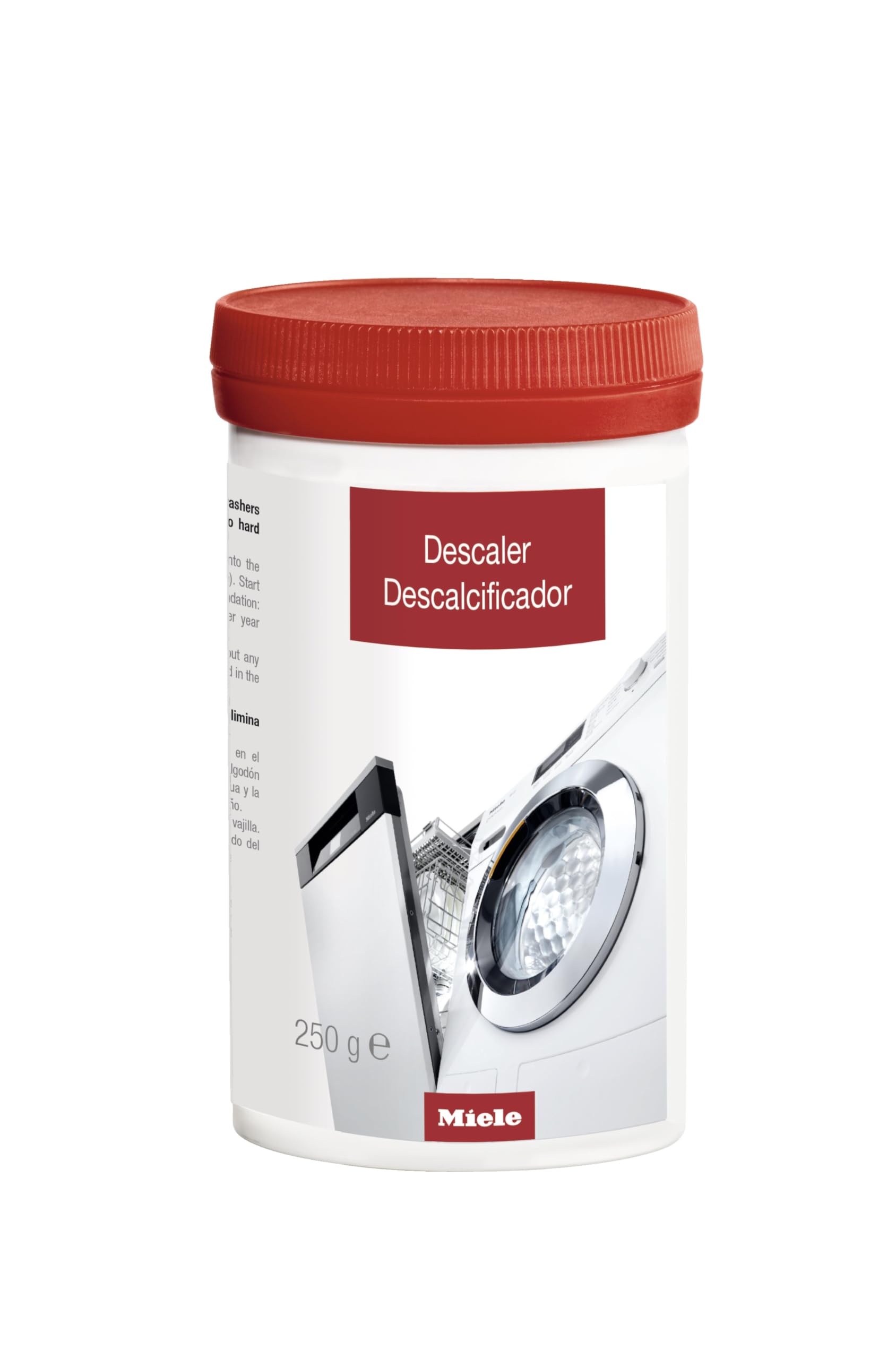 Miele Original GP DC WG 0252 P Descaling Powder for Miele Washing Machines and Dishwashers, 9.6 oz