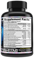 MST ZMK Nighttime, Multi Mineral Supplements, Zinc, Magnesium, Trace Minerals, ATP BSCG Certified, 240 V Capsules Millennium Sport Technologies