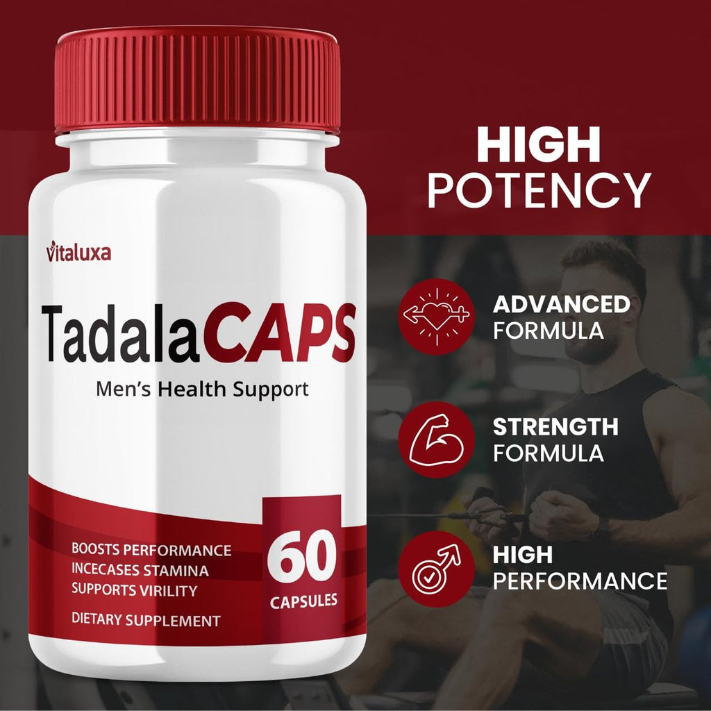 (2 Pack) Tadala Caps, TadalaCaps Supplement with Advanced Maximum Strength for Overall Health & Wellness, All-Natural Ingredients Management Support Multivitamin Formula, Tadala Capsule Pills (120 ct)