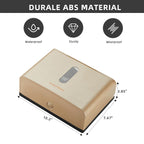 Modundry Multifold Z-Fold Paper Towel Dispensers Wall Mount, No Drill, Gold