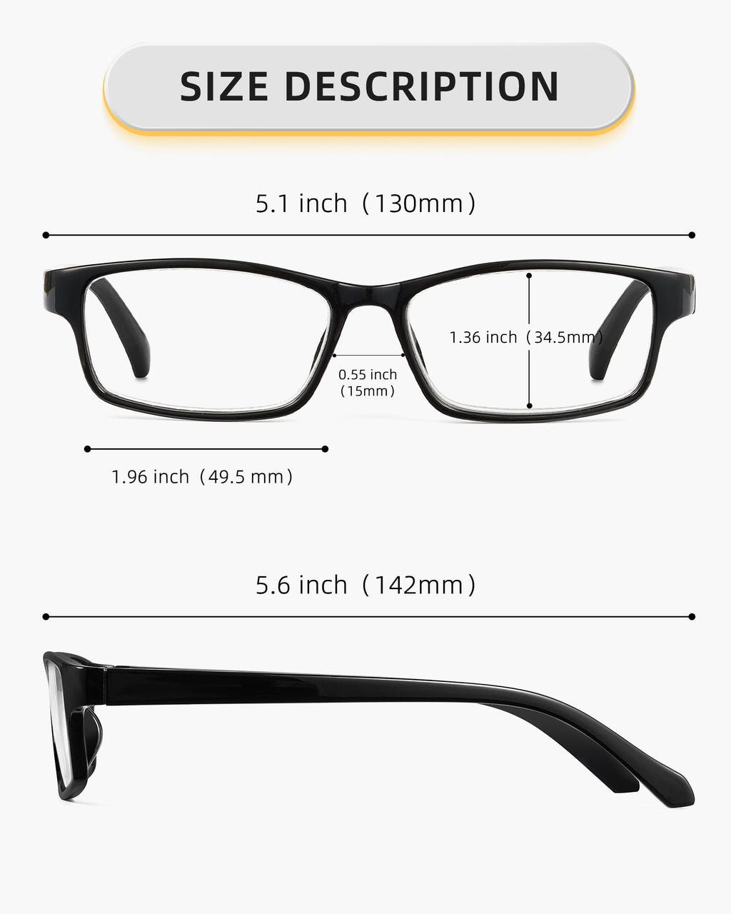 JOLISU 5 Pack Reading Glasses for Women and Men, Lightweight Eyeglasses with Spring Hinge, Blue Light Blocking Readers-1.75