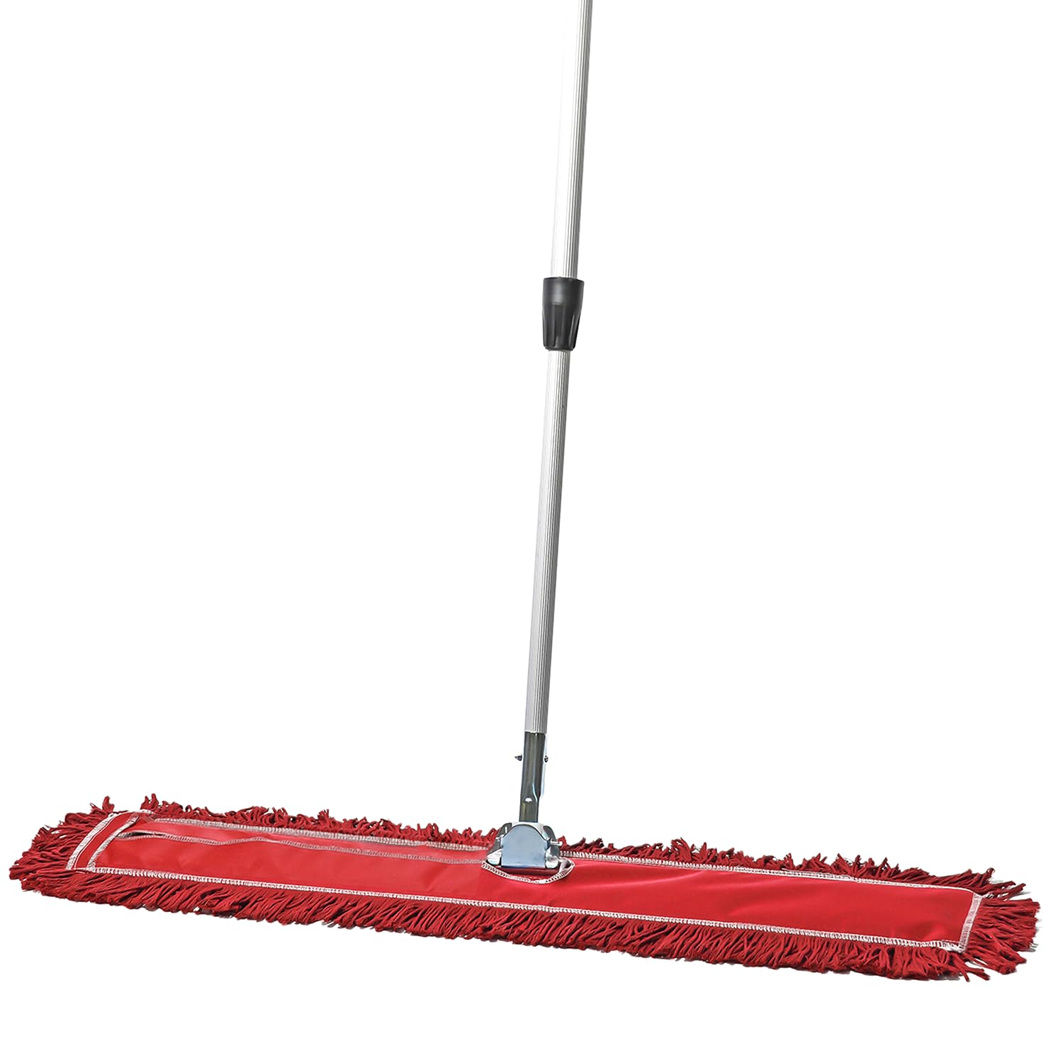Tidy Tools 36 Inch Red Commercial Dust Mop & Floor Sweeper with Extendable Handle – Mop for Hardwood, Tile, and Concrete Floor Cleaning