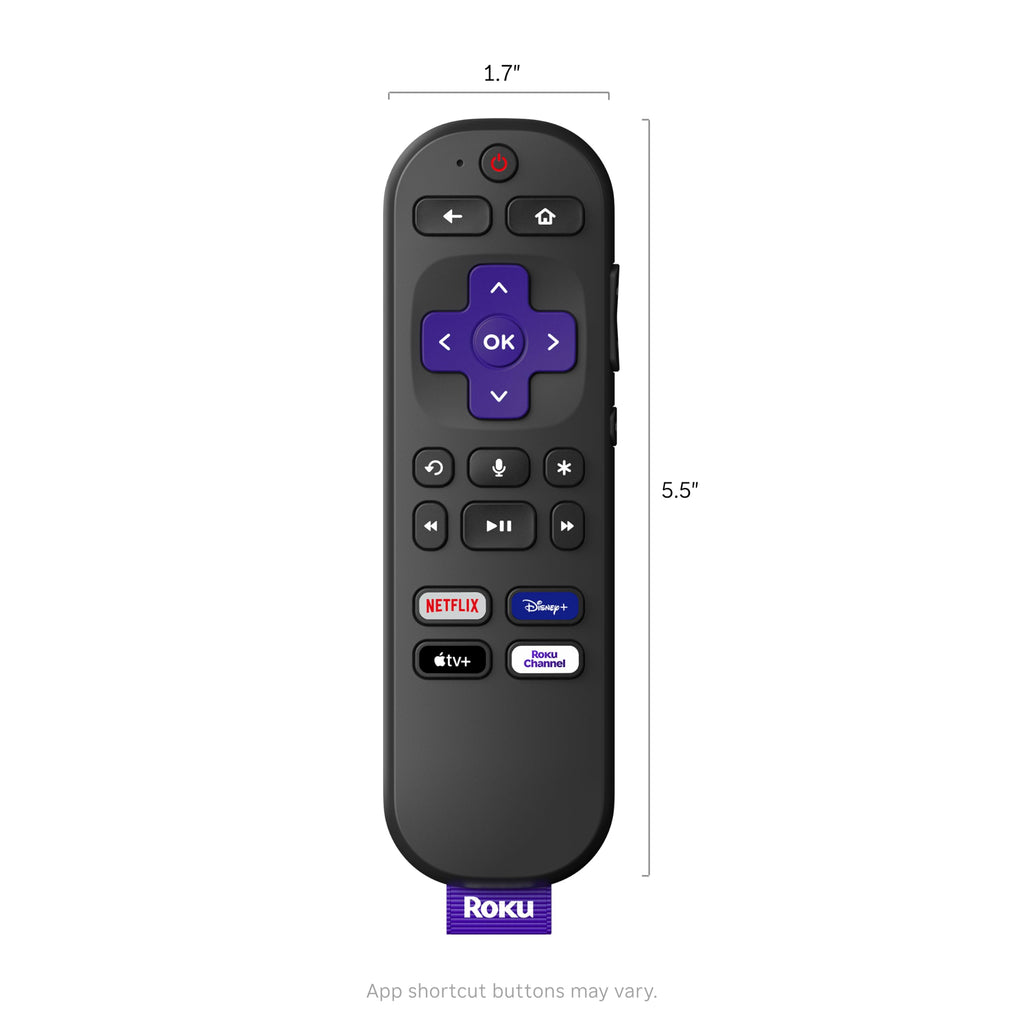 Roku Voice Remote, Replacement TV Remote Control