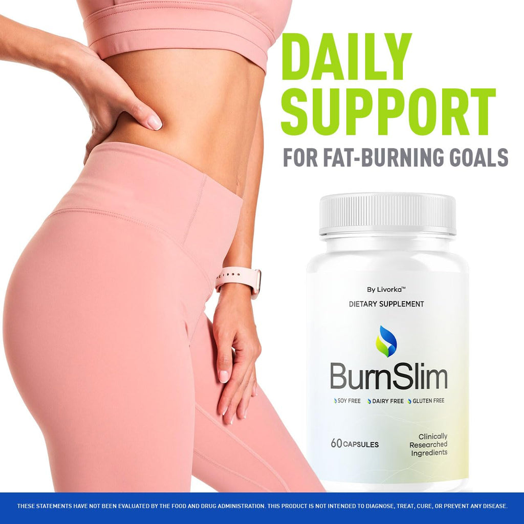 Burn Slim Capsules - Official BurnSlim Weight Pills Advanced Premium Formula Support, All Natural Burn Slim Vitamin Supplement for Overall Health & Wellness Reviews, 60 Capsules for 1 Month