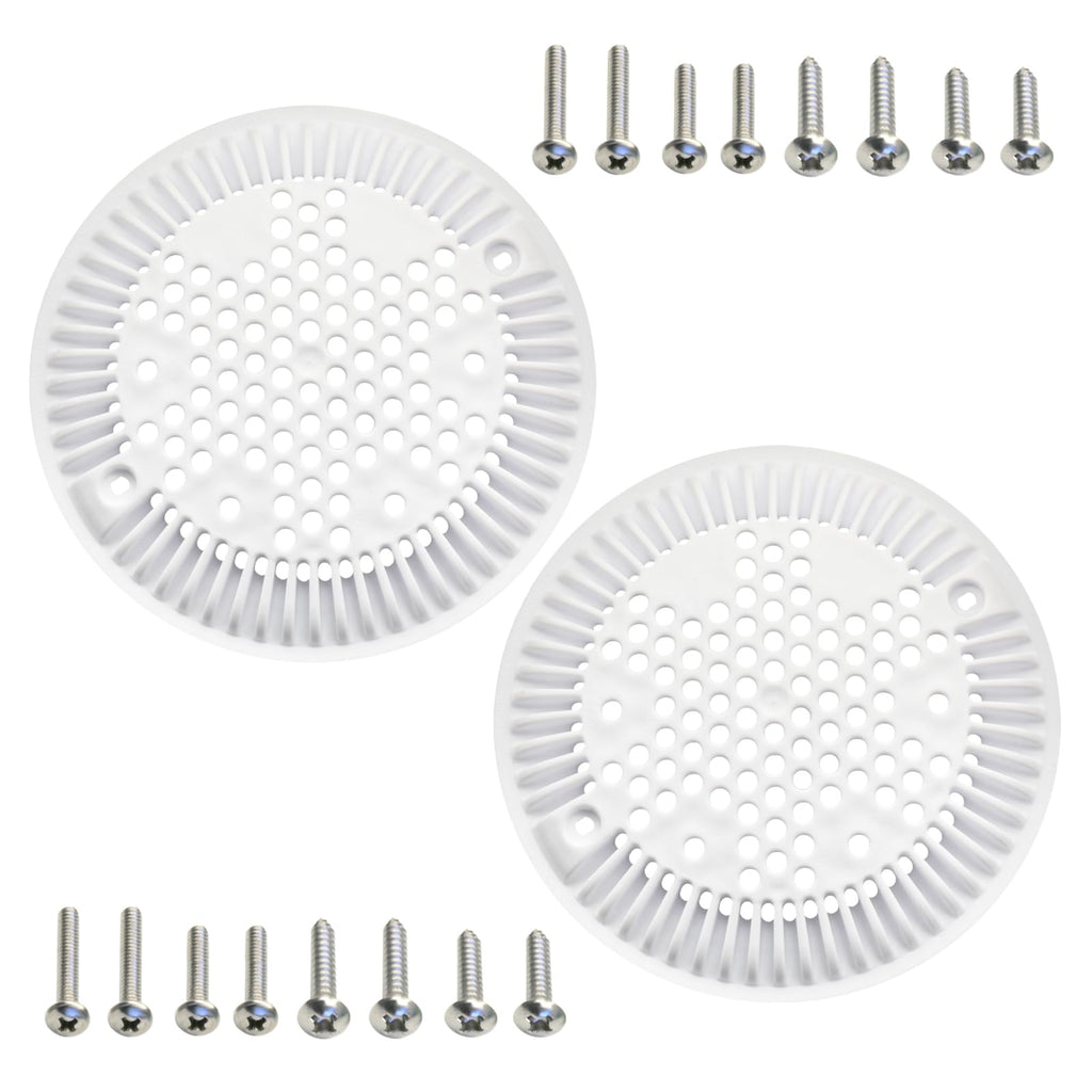 SZHY-LINK WGX1048E Pool Main Drain Cover Compatible with Dual Suction Outlet, Pool Drain Cover (2 Pack)
