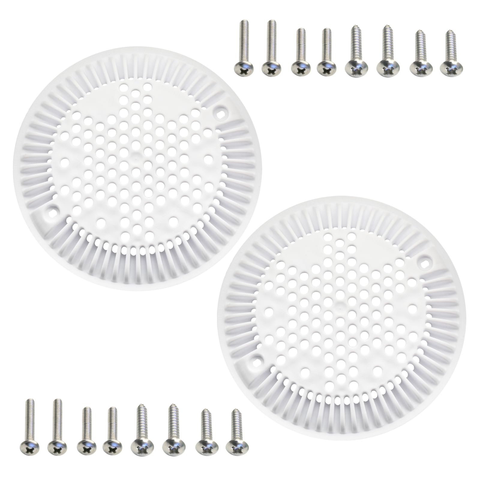 SZHY-LINK WGX1048E Pool Main Drain Cover Compatible with Dual Suction Outlet, Pool Drain Cover (2 Pack)