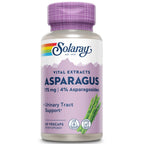 SOLARAY Asparagus 175 mg Supplement with Whole Root - Asparagus Extract Capsules for Men & Women, Urinary Tract & Digestive Health Support, Vegan Formula - 60 Veg Caps