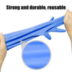 IUCGE Rubber cleaning gloves multicolor 6 Pairs for Household,Reuseable dishwashing gloves for Kitchen.(6,Small)