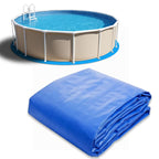18 FT Round Above Ground Pool Liner Pad, Heavy Duty Outdoor Pool Mat Underlayment for 18' Round Pools, Prevents Punctures Pool Ground Cloth Protector Tarp (18 FT)