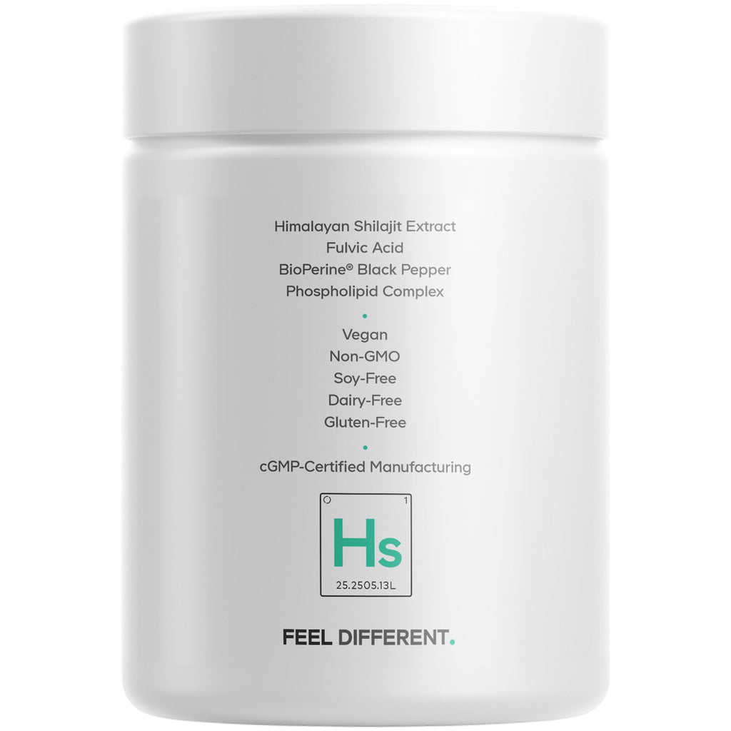 Codeage Liposomal Himalayan Shilajit+ Supplement - 500 mg Shilajit, KSM-66 Ashwagandha, CoQ10, Fulvic Ionic Minerals, Calcium, Magnesium, BioPerine - Liposomal Delivery - Non-GMO - 60 Capsules