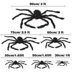 Boogem Halloween Spider Decorations 6 Pack: Giant Spider Outdoor Decoration