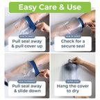 Mighty Well H2O Shield PICC Line Shower Cover – Reusable Waterproof IV & PICC Line Sleeve, Cast & Wound Protector for Upper Arm Showering, Large/X-Large