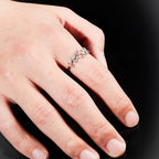 HNMZZPL Adjustable S925 Sterling Silver Ring for Women