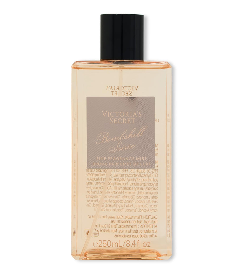 Victoria's Secret Bombshell Soiree Fine Fragrance Mist, Body Spray for Women (8.4 oz)