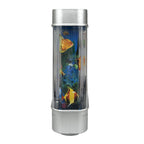 Tokenkuko Fake Motion Fish Tank Mini Aquarium, Artificial Tropical Decorative Lamp Night Light with Moving Fish, Gift for Family(US Plug)