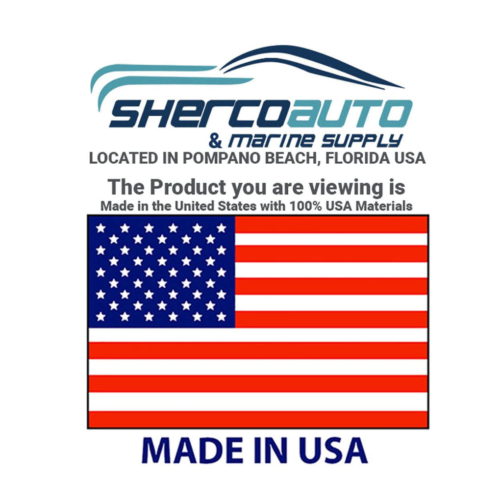 Sherco-Auto 100 Pcs High Temperature Non-Insulated Female Spade Connectors - 12-10 Gauge Quick Disconnect .250 Tab - Wire Splice Connectors for Strong Crimps in Electrical Wire Terminals - Made in USA