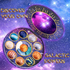 Galactic Assemble Eyeshadow Palette 14 Colors Glitter Shimmer Metallic Eye Shadow Pallet Brown Blue Galaxy Eye Makeup Palettes Create Space-like Eyes Make up Vegan & Talc Free
