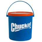 Chuckit! Ultra Rubber Dog Balls with Cleaning Bucket, Medium 2.5-in, 8-Pack