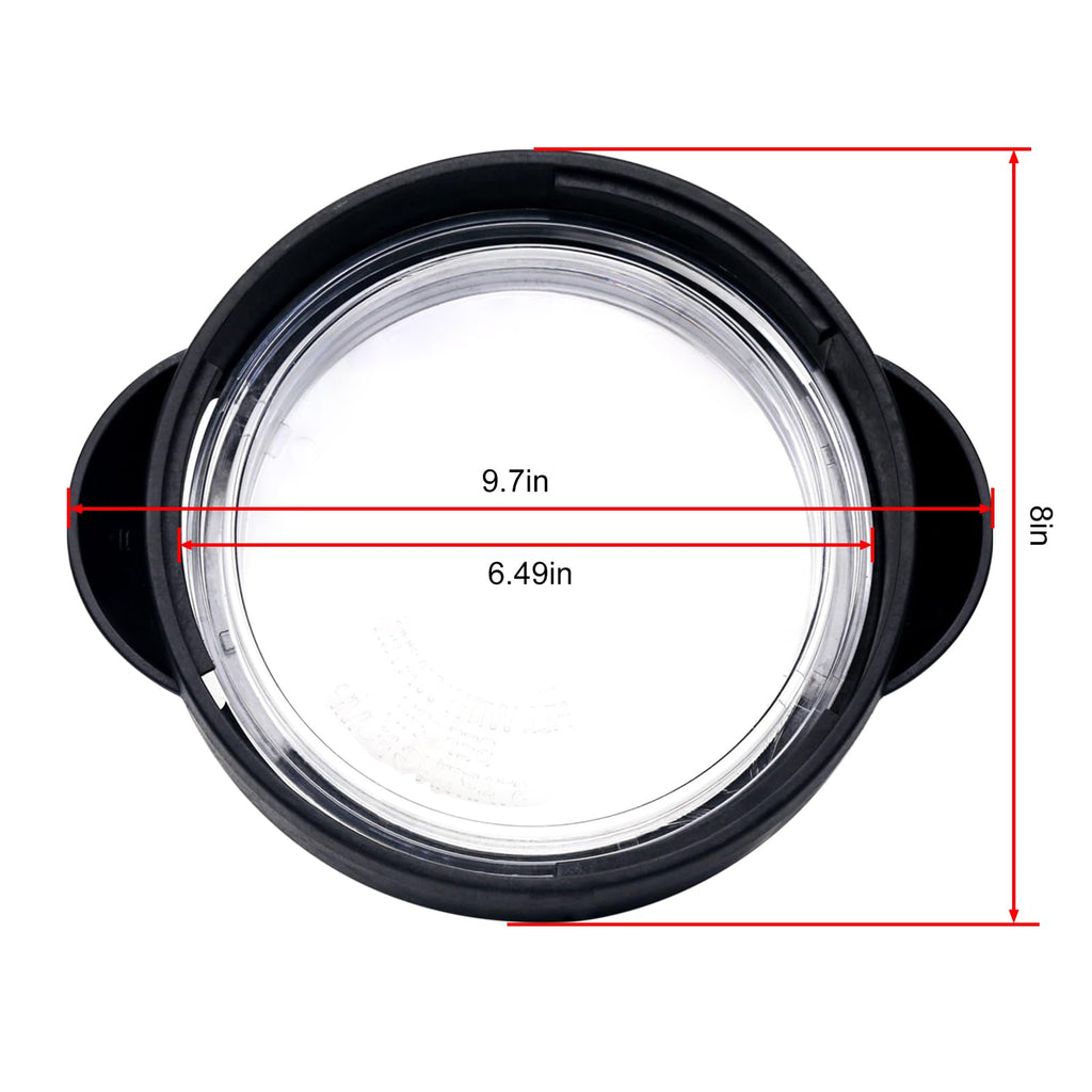 FBULWSEC SPX5500D Pool Pump Lid Strainer Cover with Lock Ring and O-Ring Replacement for Select Hayward, PowerFlo, Matrix Pump and Filter, SPX5500D Pump Strainer Lid for Hayward