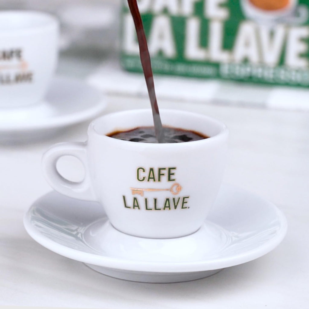 Café La Llave Espresso Ground Coffee, Dark Roast, 10 OZ, Pack of 4