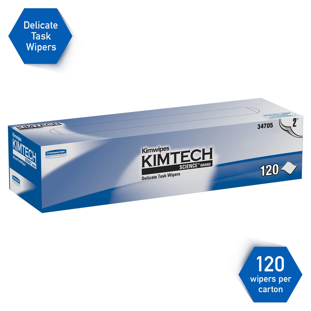 Kimtech Science Kimwipes Delicate Task Wipes, 15 Boxes x 120 Sheets (34705)