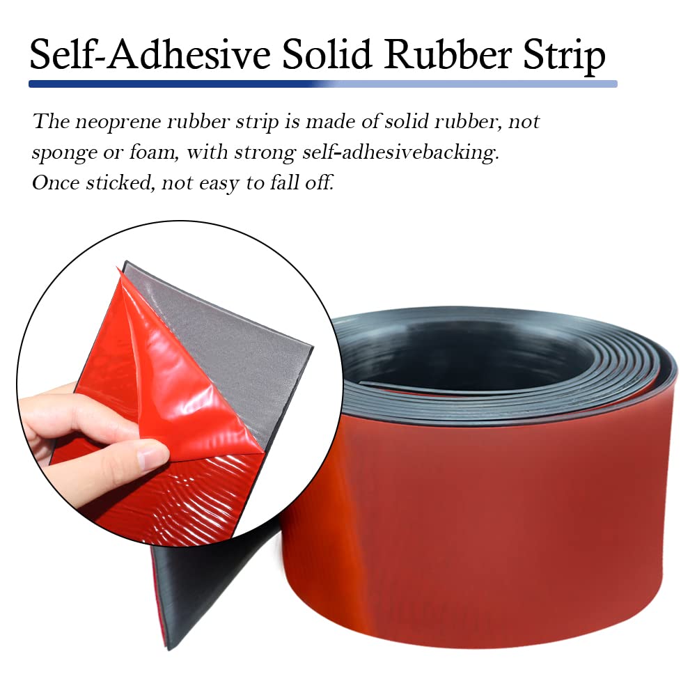LSGCQ Neoprene Rubber Strips with Adhesive Backing Rubber Sheets