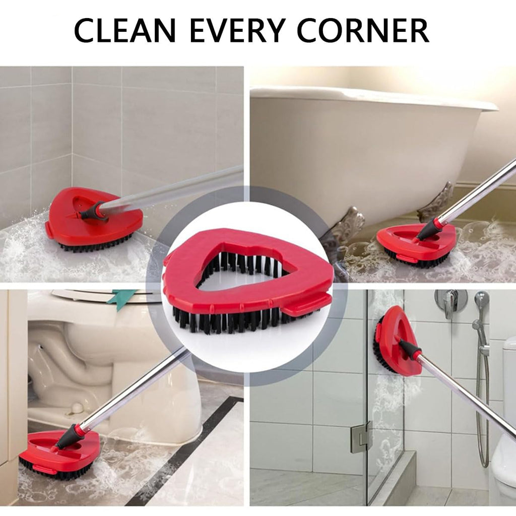 8-Pack Reusable Mop Head Replacement for O Cedar Easywring 1-Tank System, Microfiber Spin Mop Refills Compatible with Vileda 2-in-1 Turbo Triangle