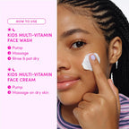 Evereden Barbie Limited Edition Kids Happy Face Duo + Exclusive Accessories | Multi-Vitamin Face Wash & Cream Set with Stickers + Bracelets | Clean Skin Care for 3+ | Barbie Gift Box for Kids