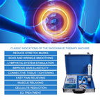 Shockwave Therapy Machine, Effective Electromagnetic Extracorporeal Shock Wave Therapy Machine Pain Relief Body Massager Muscle Relax Massage Gun with 7 Massage Heads