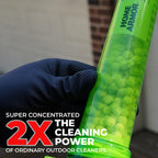Home Armor Power Clean Wand, Outdoor Cleaning System, Blasts Away Stains from Mold, Mildew, Algae, Dirt and Grime for Visible Results in Seconds, No Scrubbing Required, Reusable