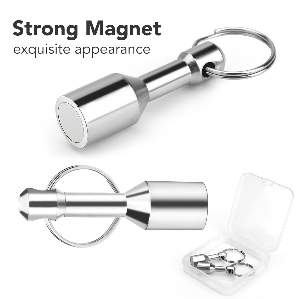 TRYMAG 4 PCS Magnet Key Chain Gold Testing Kit, Silver