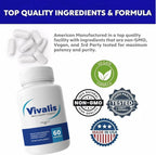 VIVALIS Capsules Advanced Formula Supplement Pro Maximum Strength Support, Capsules for Health Support Premium Formula (60 Capsules) (1 Month)