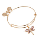 Alex and Ani Crystal Dragonfly Bangle