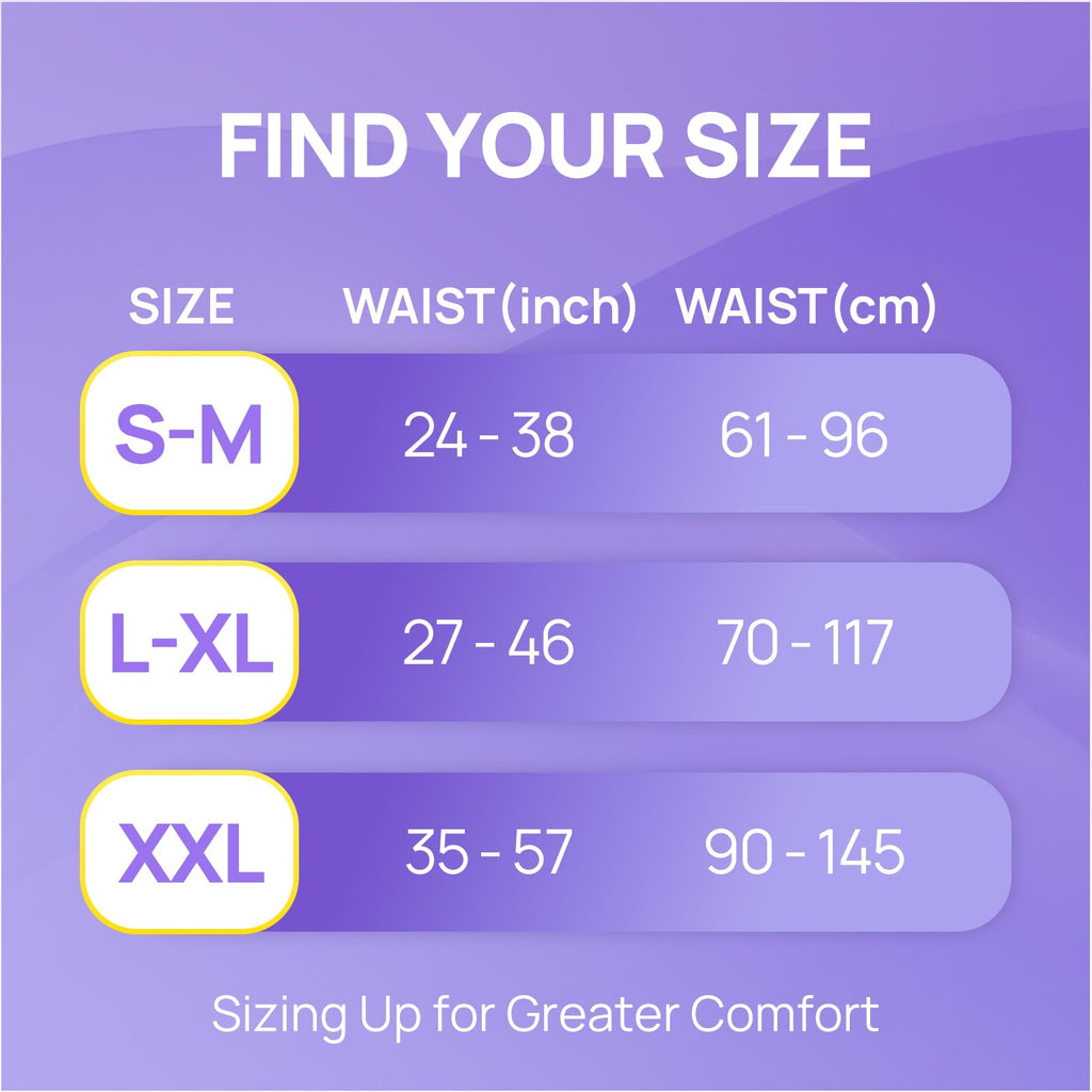 SUNKISS Ultra Thin Incontinence Underwear for Women, High Absorbency & Super Soft Postpartum Diapers, Disposable Adult Pull Ups, Large/XLarge, 20 Count