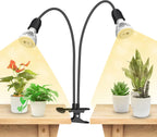 SANSI LED Grow Lights for Indoor Plants, 300W Full Spectrum Gooseneck Clamp