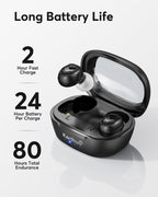 Karthus Rechargeable Hearing Aids for Seniors, OTC Hearing Aids with Hearing Loss, Clear Sound & Noise Reduction,80Hrs Long-Lasting Battery, Comfort & Invisible Design for Adults & Elderly, Black