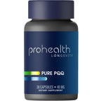 Pure PQQ, Pyrroloquinoline Quinone, 40 mg, Extra Strength | New Mitochondria Boost | Healthy Aging | Protects Against Free Radicals | Third-Party Tested | 30 Capsules