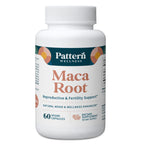 Pattern Wellness Maca Root Extract 20:1-500mg Per Serving – for Men & Women – Tri-Color Black/Red/Yellow Blend – 60 Vegan, Non-GMO Capsules