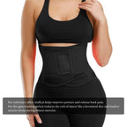VENUZOR Waist Trainer Belt for Women - Waist Cincher Trimmer - Slimming Body Shaper Belt - Sport Girdle Belt (UP Graded)(Black,M)