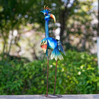 DREAMSOUL Metal Bird Garden Statues 30" Funny Patio Lawn Decor